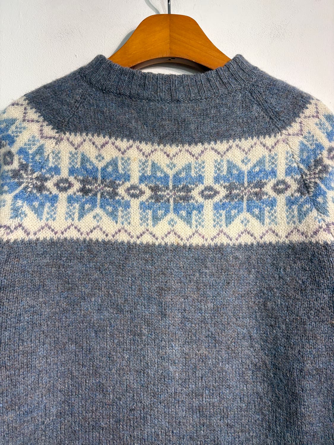 [s] 셰틀랜드 울 100% 니트 (made in Scotland)  상품이미지2