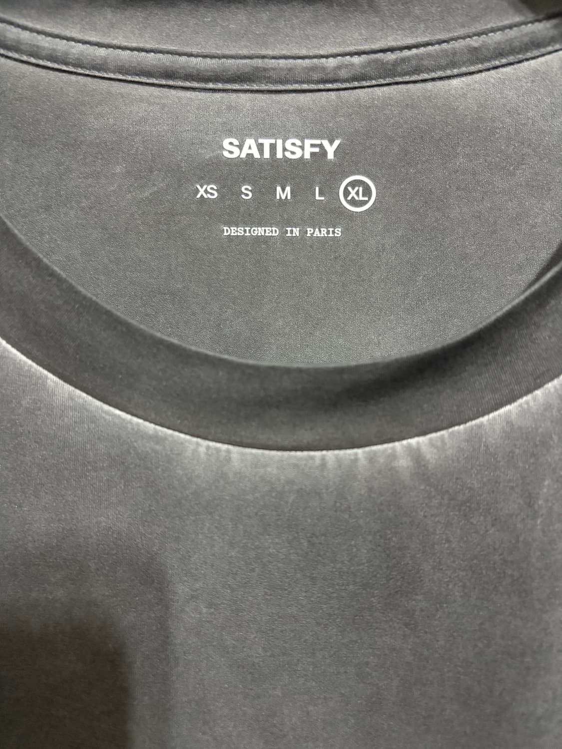 세티스파이 / 아우라라이트 롱 티셔츠 블랙 피그먼트 / XL 상품이미지4