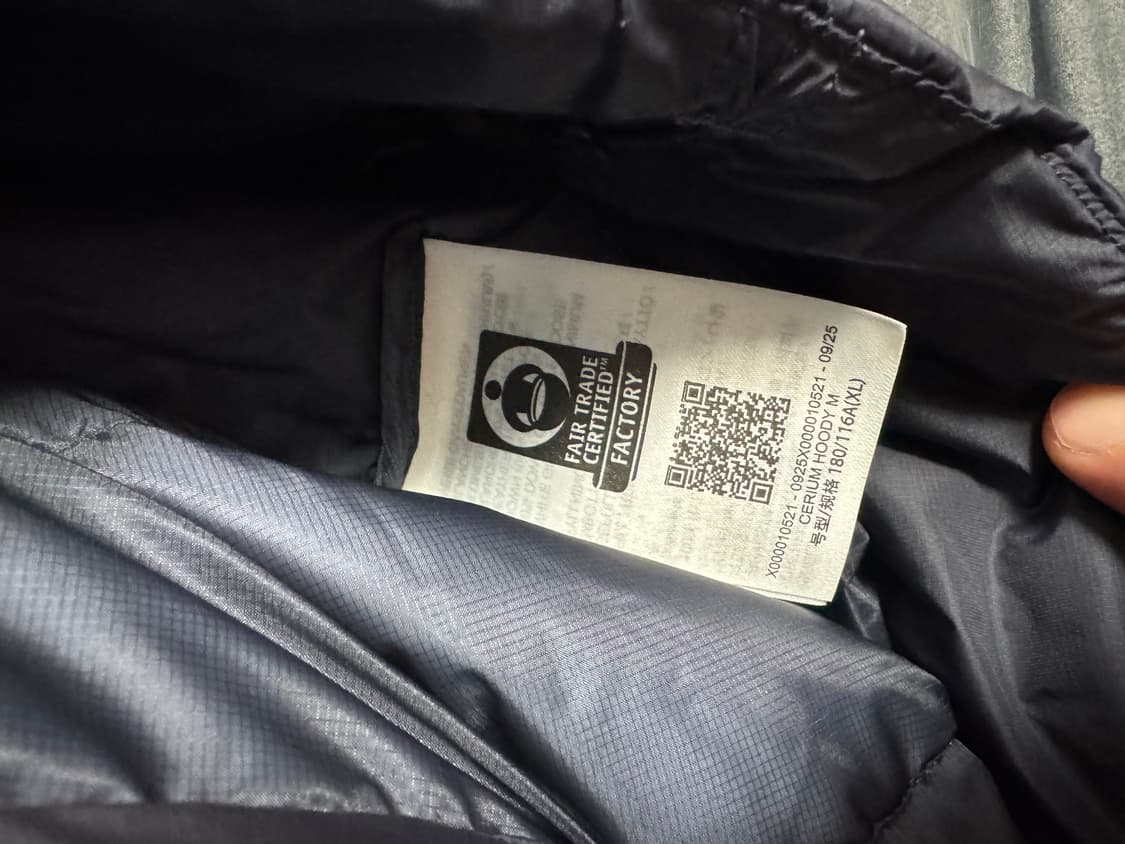 (국내판 새상품)아크테릭스 세륨 블랙사파이어 XL 상품이미지3