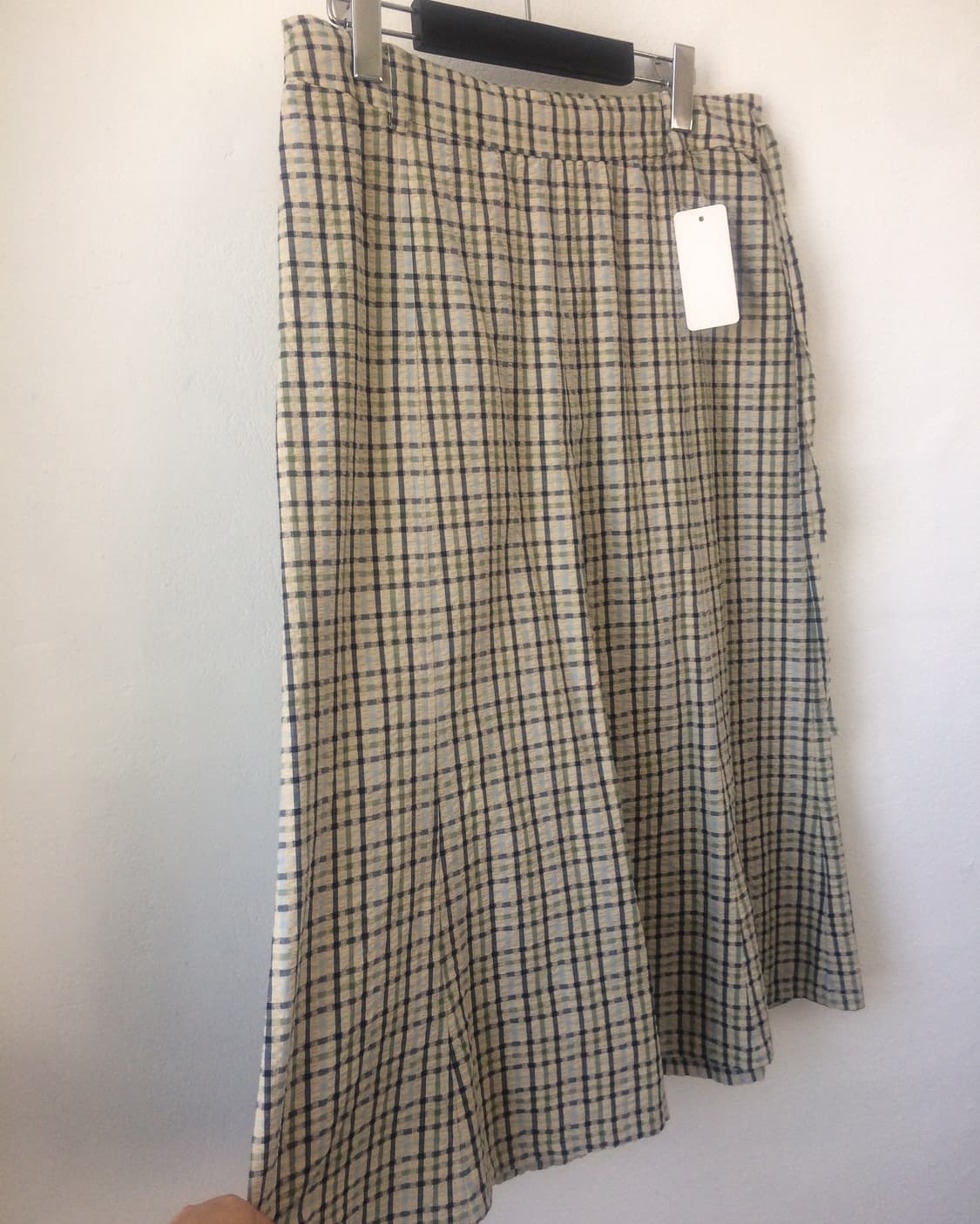 Tied check pattern skirt 상품이미지3