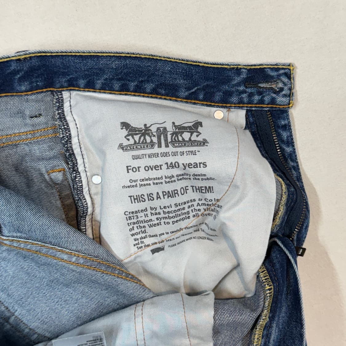 32inch) 리바이스 560 컴포트 루즈 데님 청바지 W28 상품이미지8