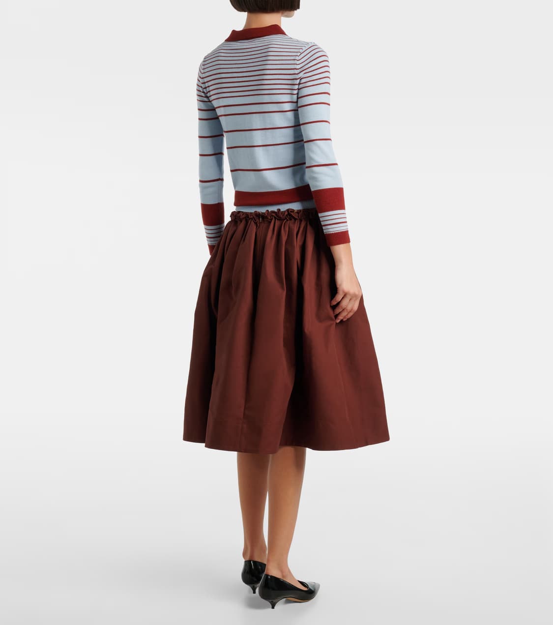 [8,10,12]슈슈통 25fw 스트라이프 폴로 니트 상품이미지4