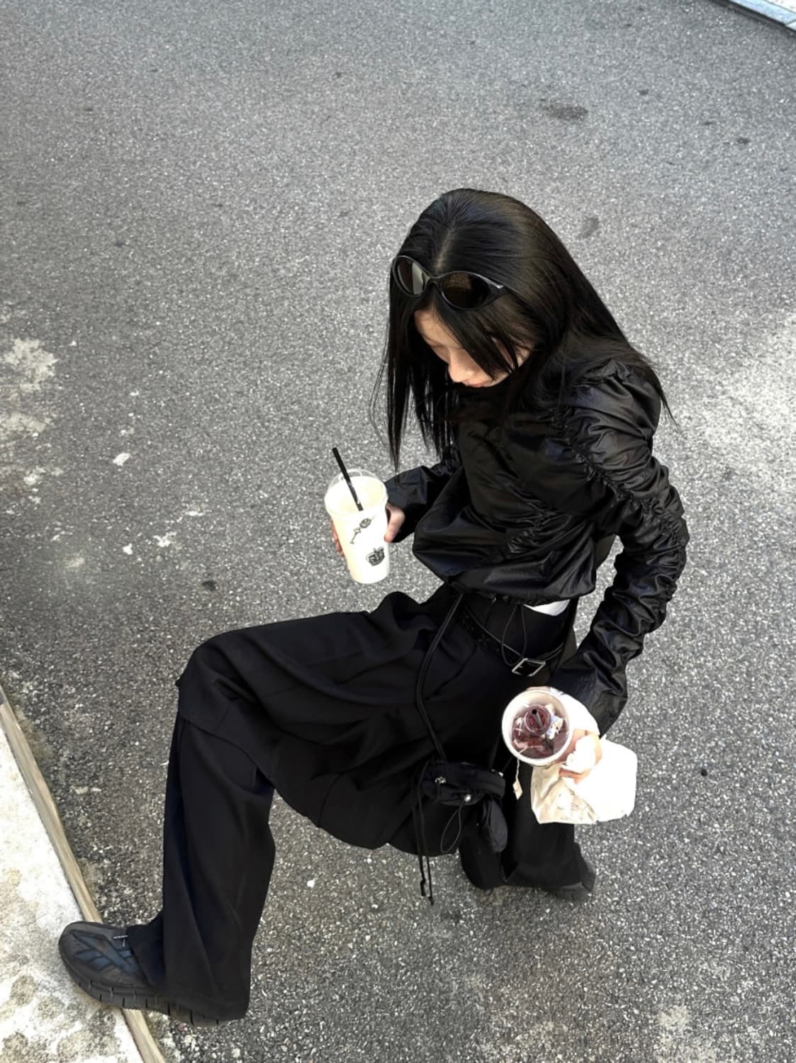 Woohwa SHIRRING HIGHNECK WINDBREAKER 상품이미지2