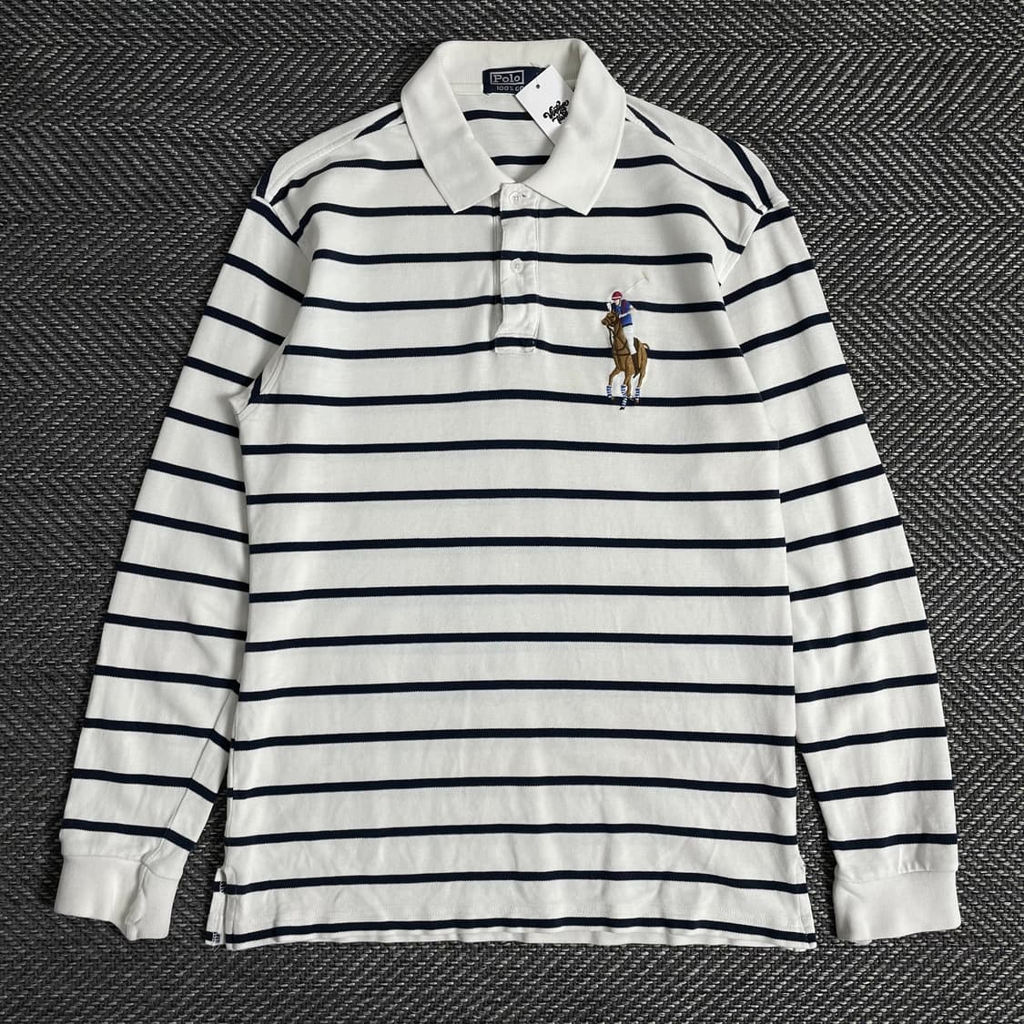 폴로 랄프로렌 빅포니 단가라 럭비 티셔츠o 2890 상품이미지1