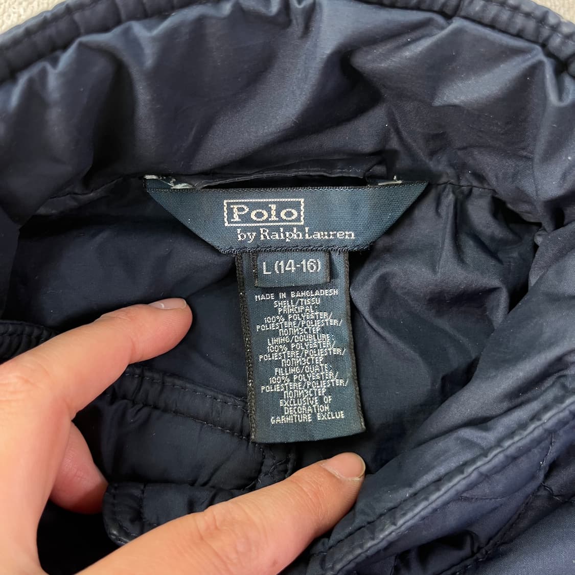 95 폴로 랄프로렌 스몰포니 퀄팅 자켓 상품이미지4