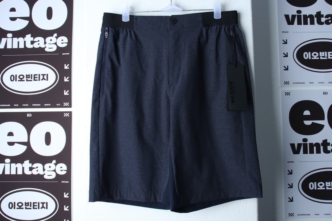 (M-L) 블랙야크 반바지 팬츠 새상품 기능성 밴딩 네이비-P10074 상품이미지3