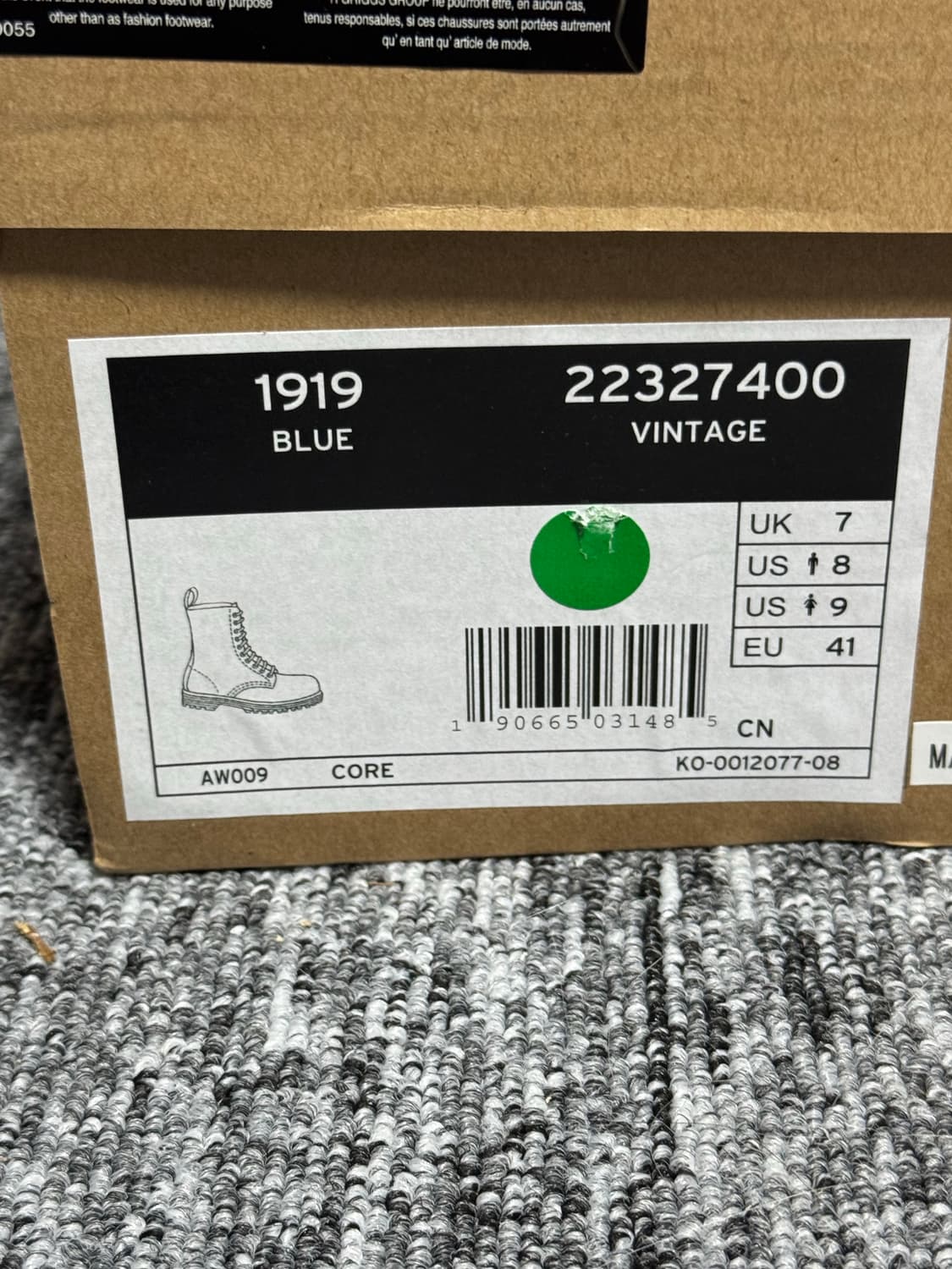 닥터마틴 1919 255사이즈 상품이미지5