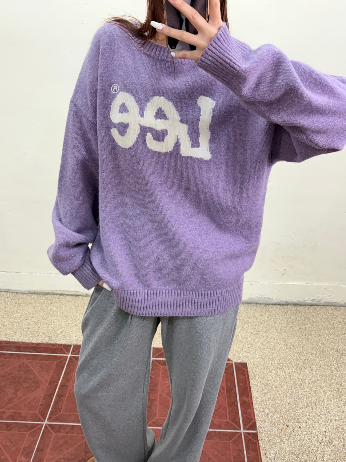  LEE 니트 연보라 상품이미지3