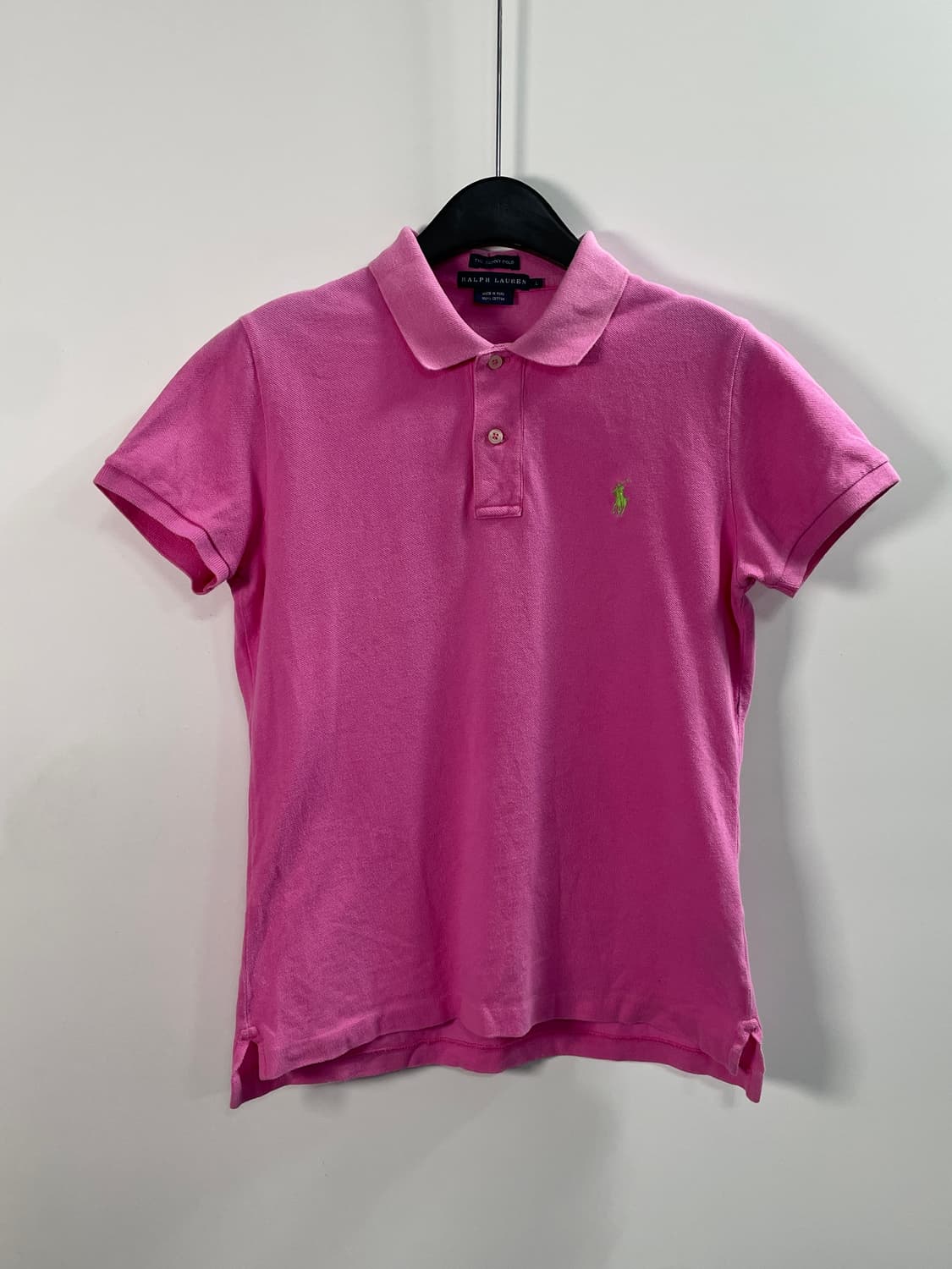 폴로 랄프로렌 우먼스 핑크 반팔카라티 (on.628) 상품이미지1