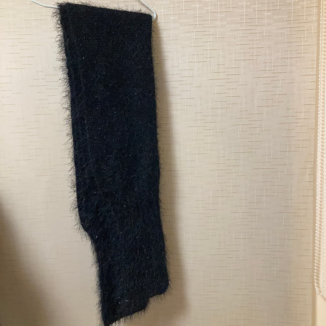 반짝임이 있는 너무 예쁜 니트 블랙 숄. 머플러 상품이미지8