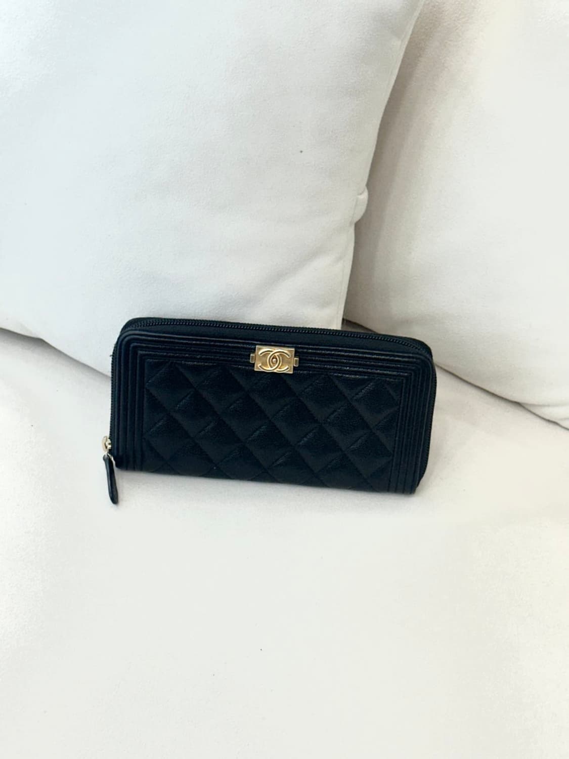 보이 샤넬 장지갑 (정품) 상품이미지1