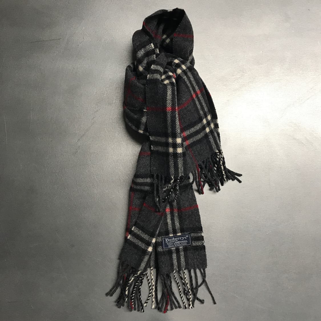 버버리 정품 램스울 머플러 차콜 상품이미지1