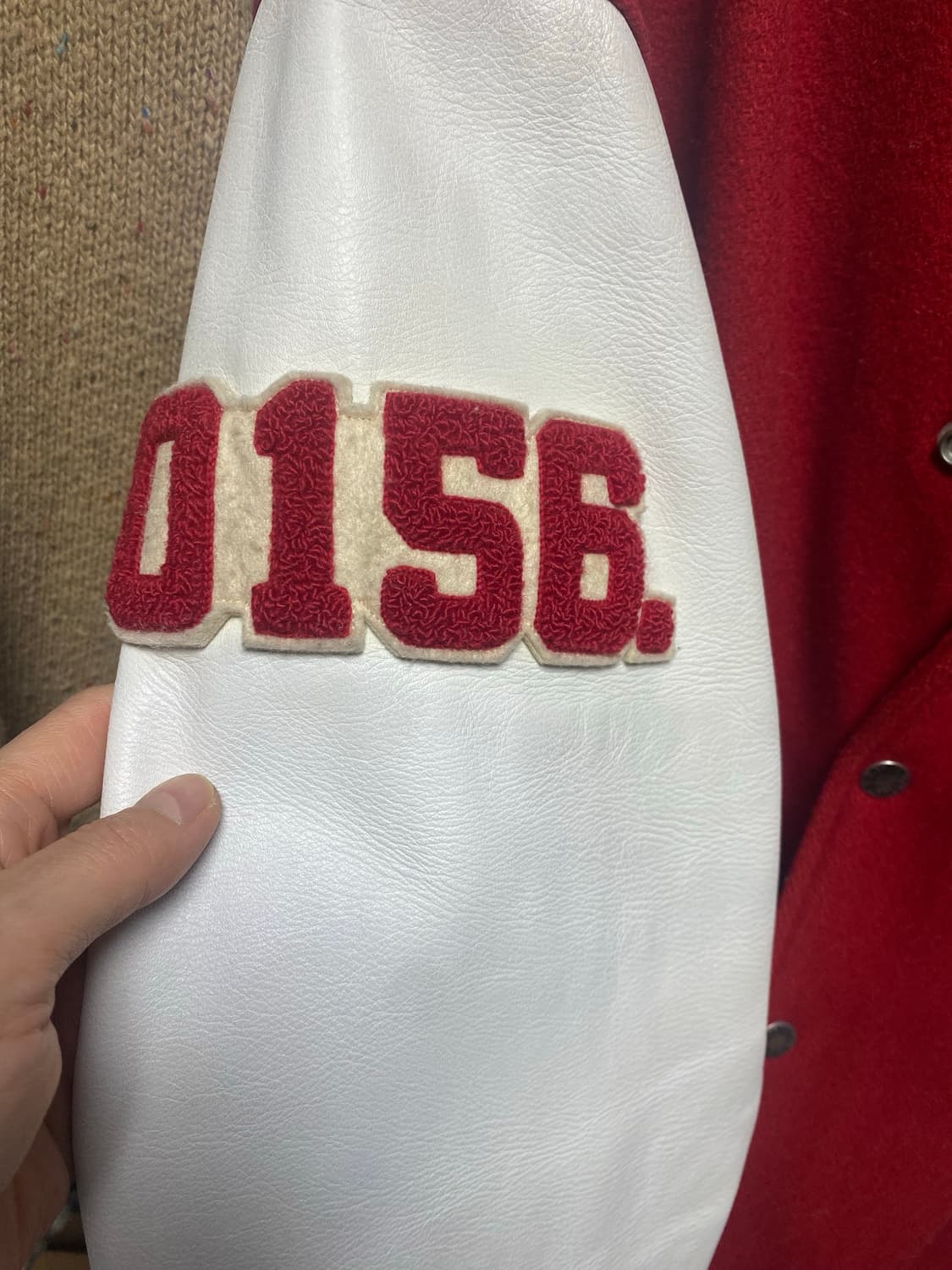 베이프 200개한정판 바시티자켓 상품이미지5