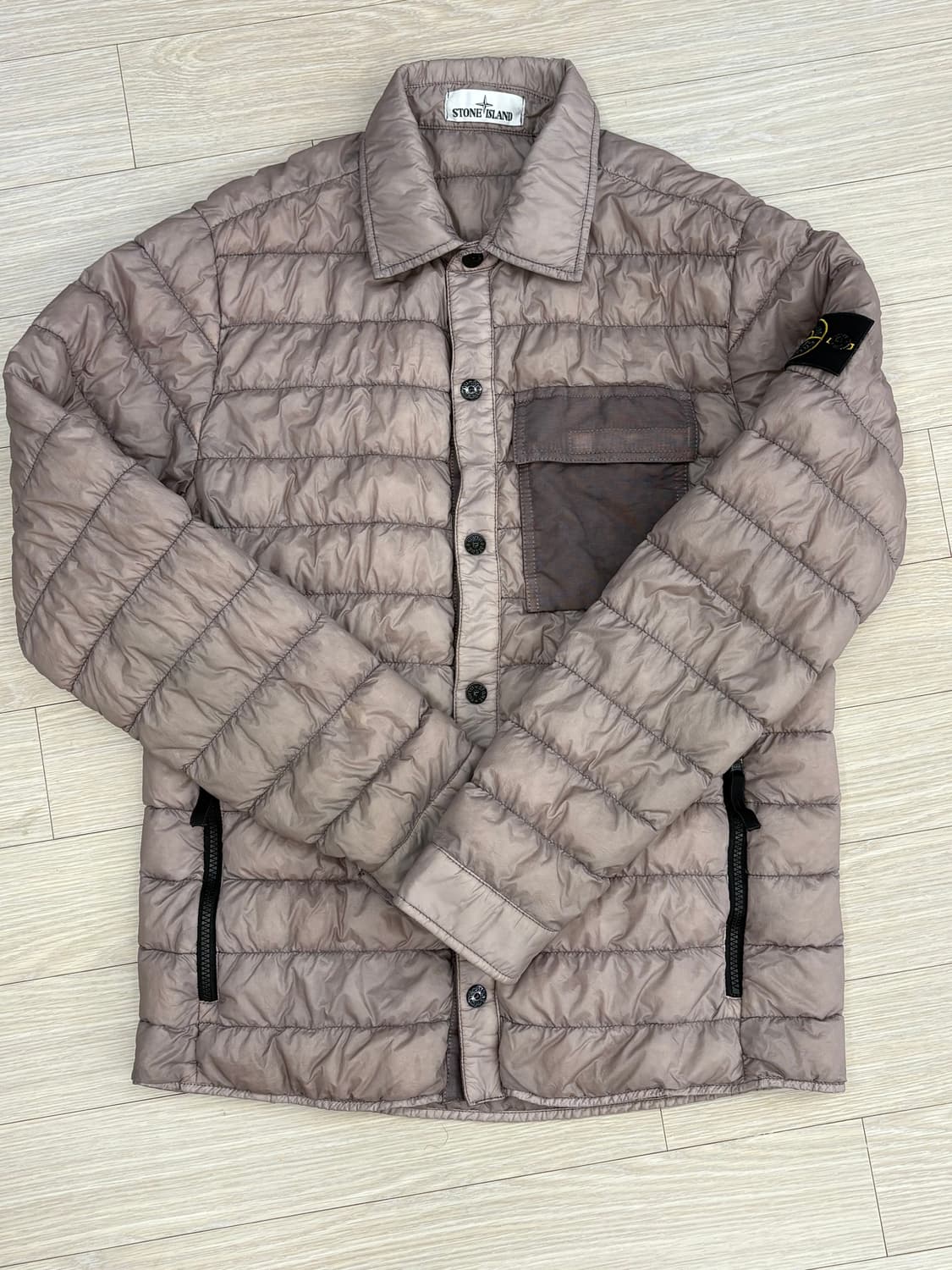 스톤아일랜드 가먼트다이닝 마이크로얀 자켓 상품이미지2