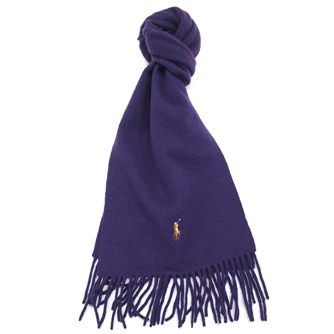 MX373 [Made in Italy] 폴로 램스울 로얄 퍼플 & 멀티 상품이미지1