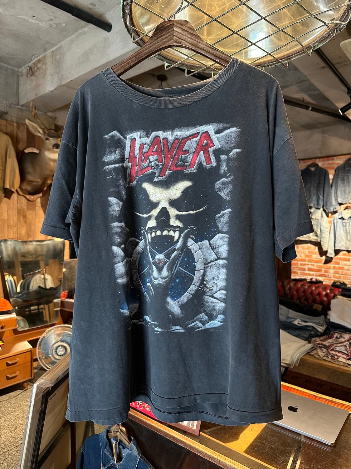 90s slayer 빈티지 밴드티 상품이미지2