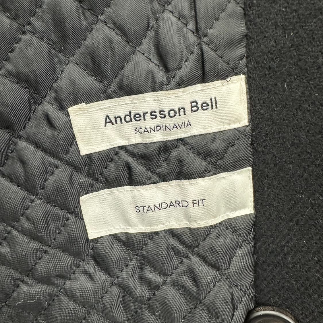 95 엔더슨벨 남자 스탠다드핏 원버튼 더블 코트 상품이미지5