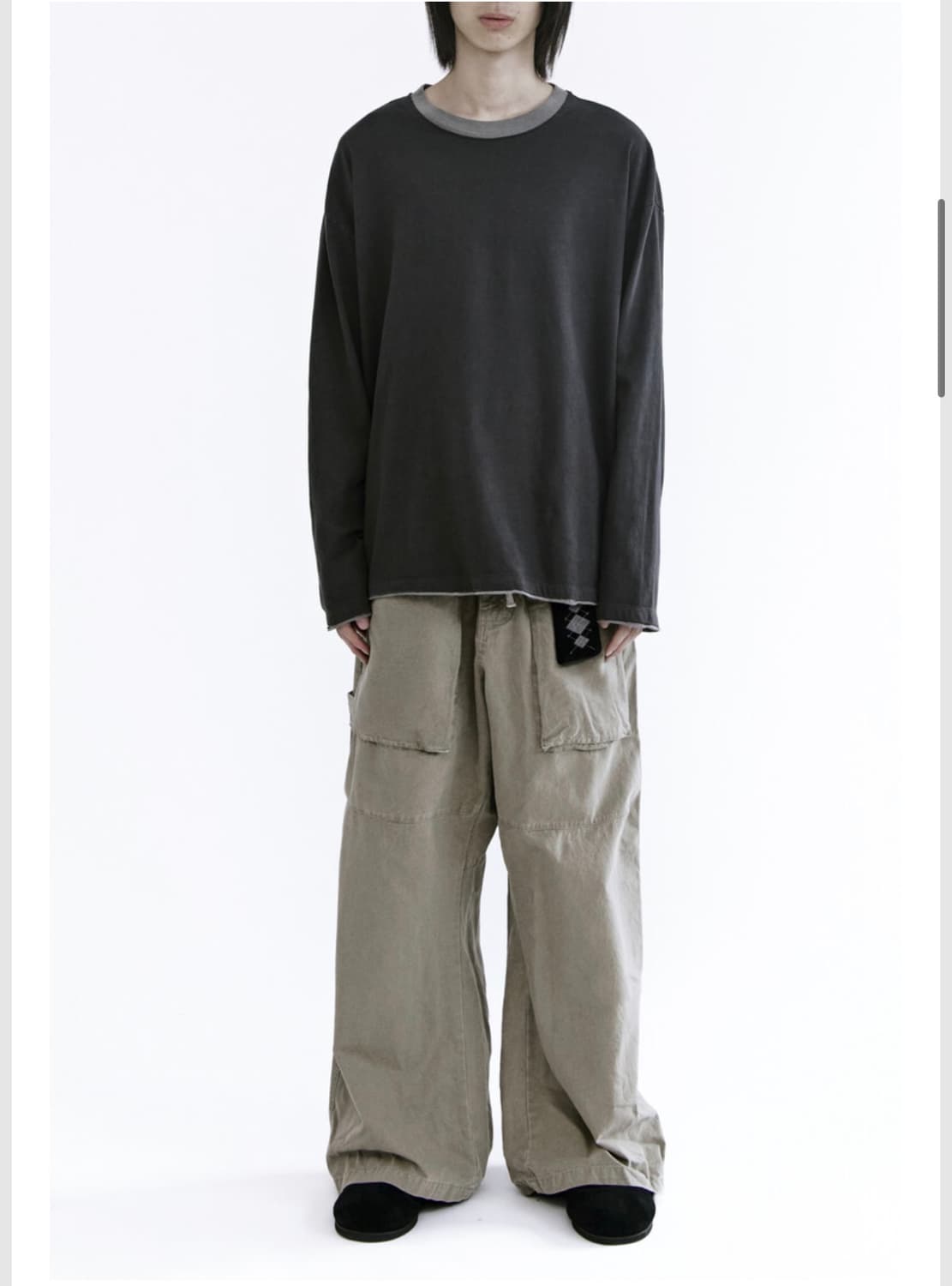 painter pajama pants - beige 상품이미지1