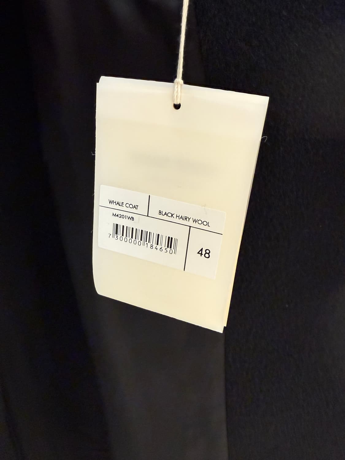 아워레가시 웨일 코트 블랙 상품이미지5