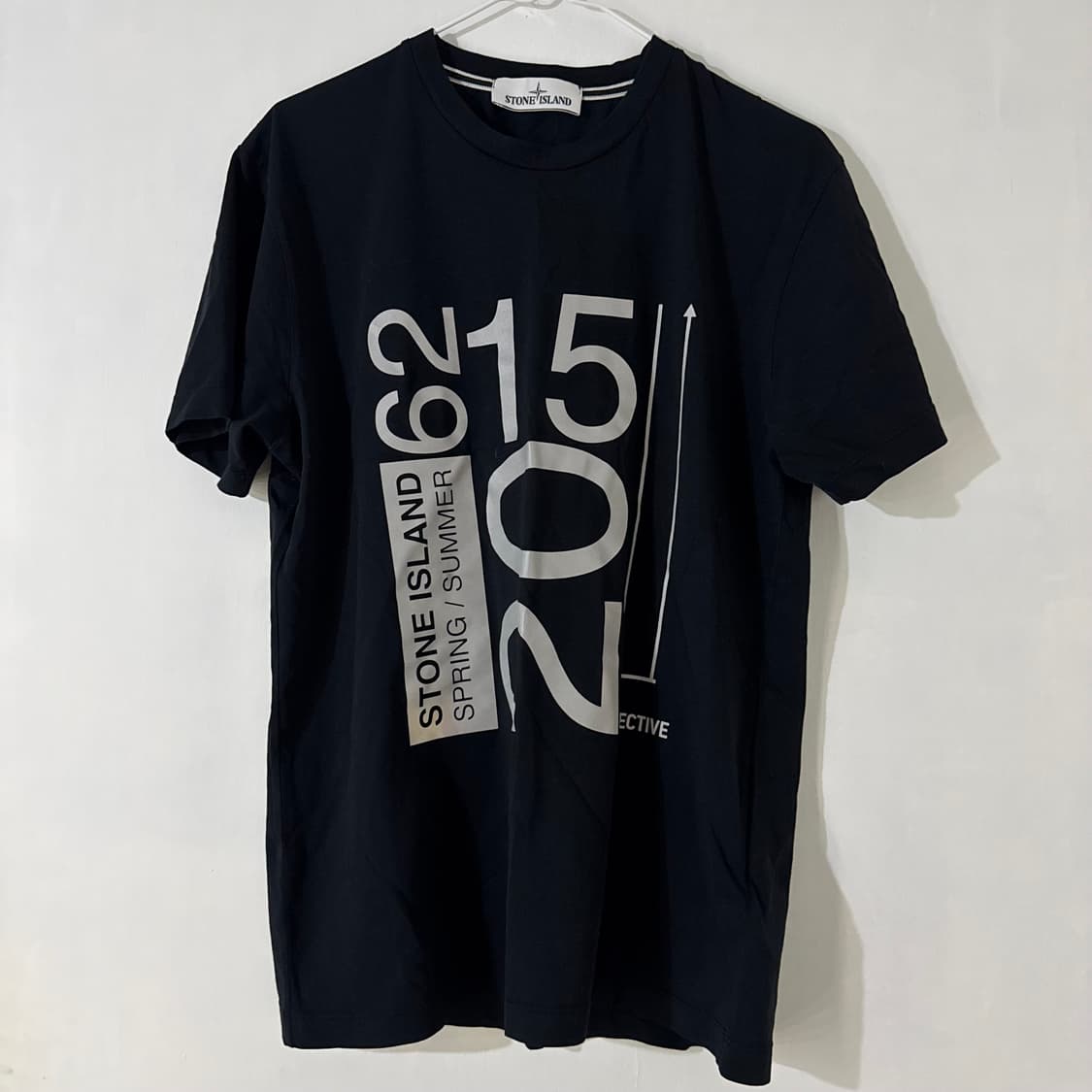 정품 스톤아일랜드 리플렉티브 반팔티 🖤 상품이미지3