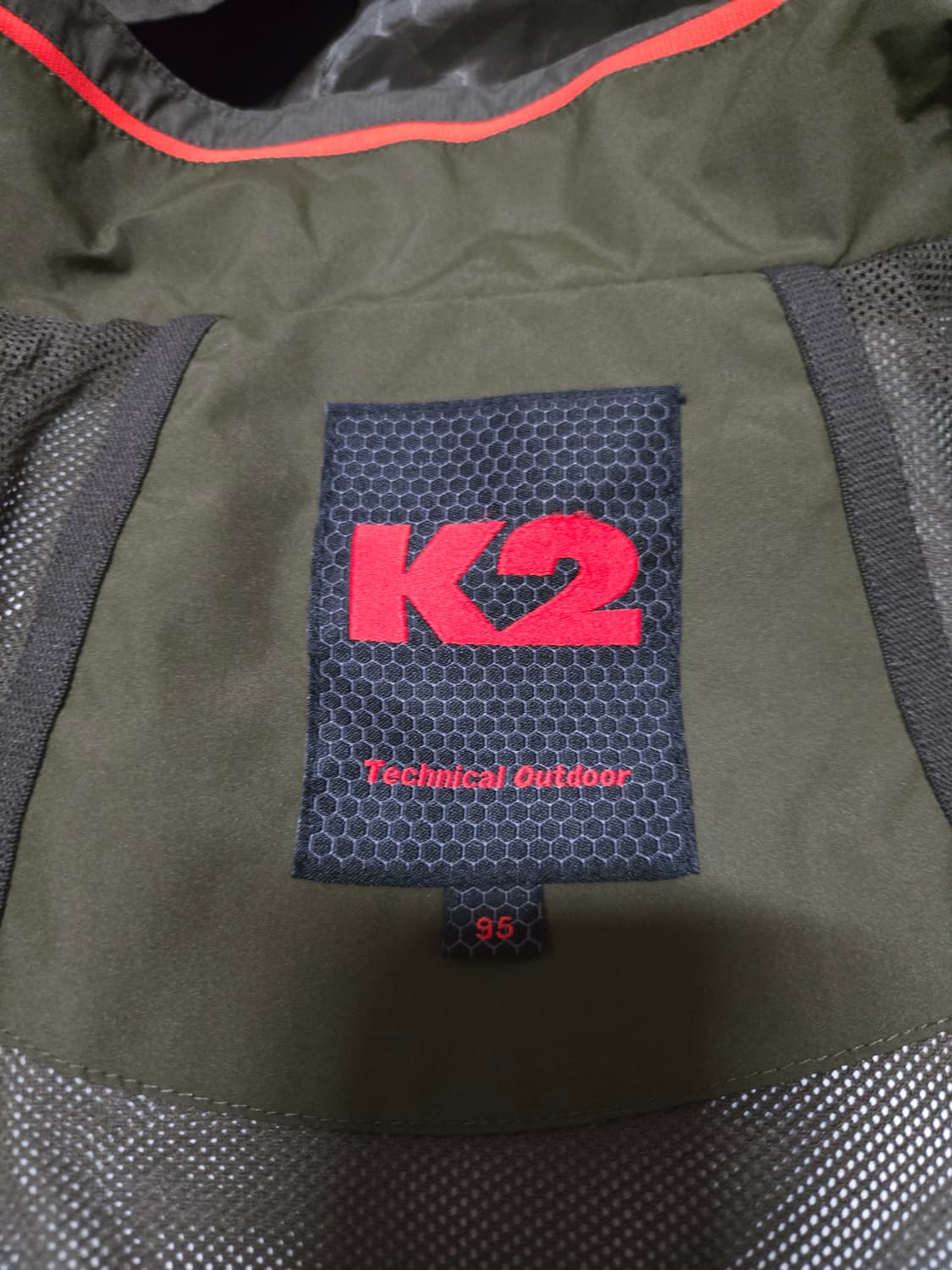 K2여성 카키 바람막이 자켓(M사이즈) 상품이미지9