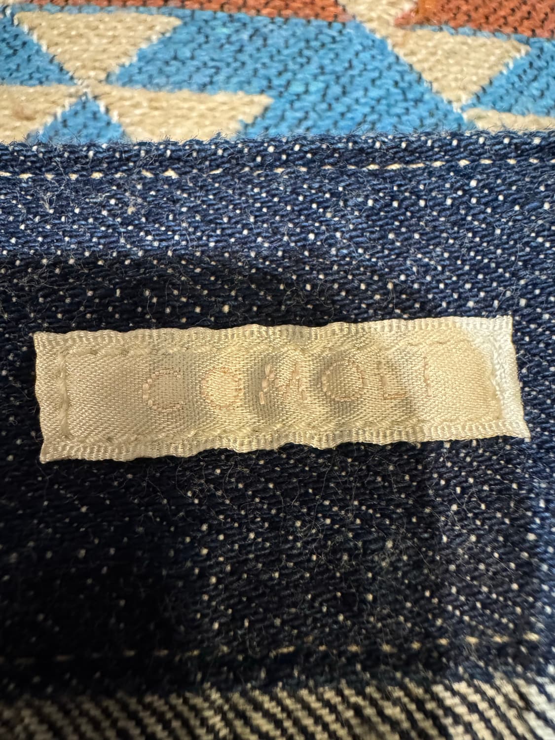 [1][M] 코모리 벨티드 데님 팬츠 인디고 상품이미지4