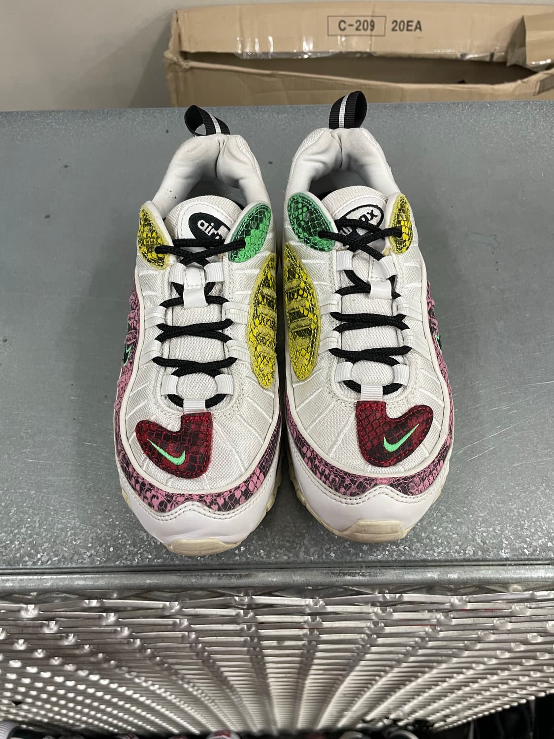 나이키 우먼스 에어맥스 98 스네이크 스킨 카모 230 상품이미지5