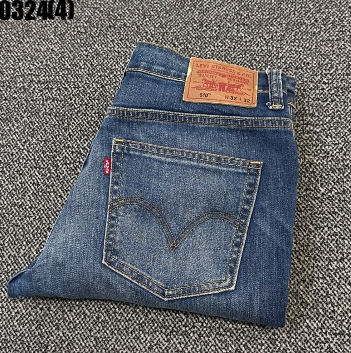 W32L32 리바이스 510 데님 청바지 빈티지 워싱 0324(4) 상품이미지2