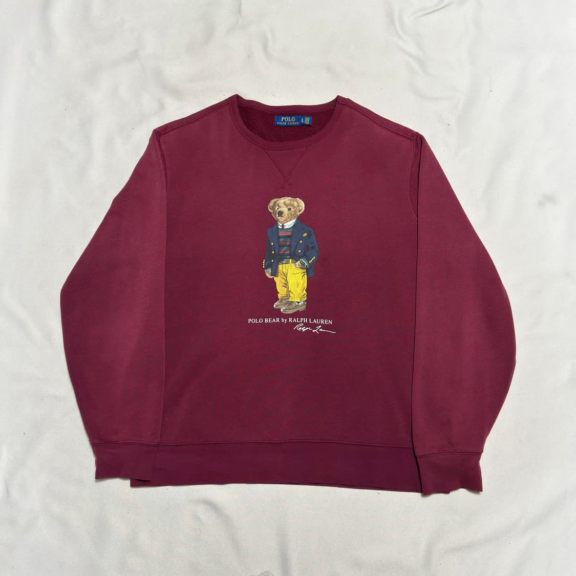 XL 폴로랄프로렌 빅 폴로베어 프린팅 기모 맨투맨 상품이미지2