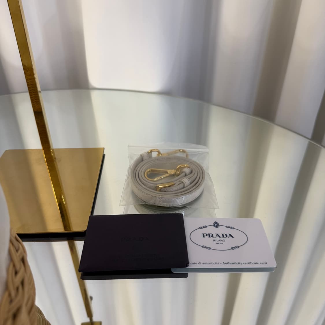 프라다 라탄 미니 버킷백 크로스백 1BH115 상품이미지7