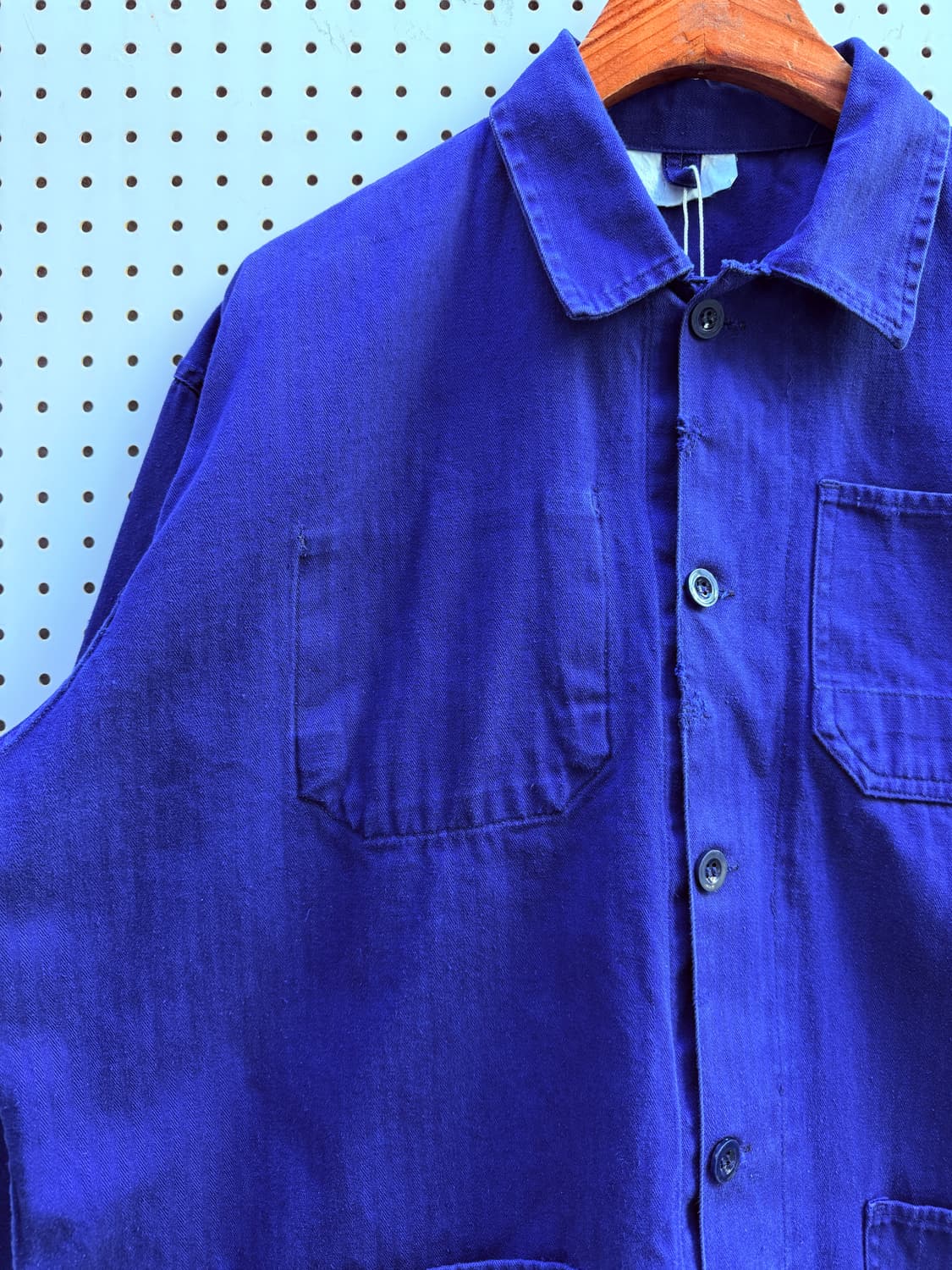 OLD VINTAGE HBT FRENCH 헤링본트윌코튼 프렌치워크자켓 상품이미지6