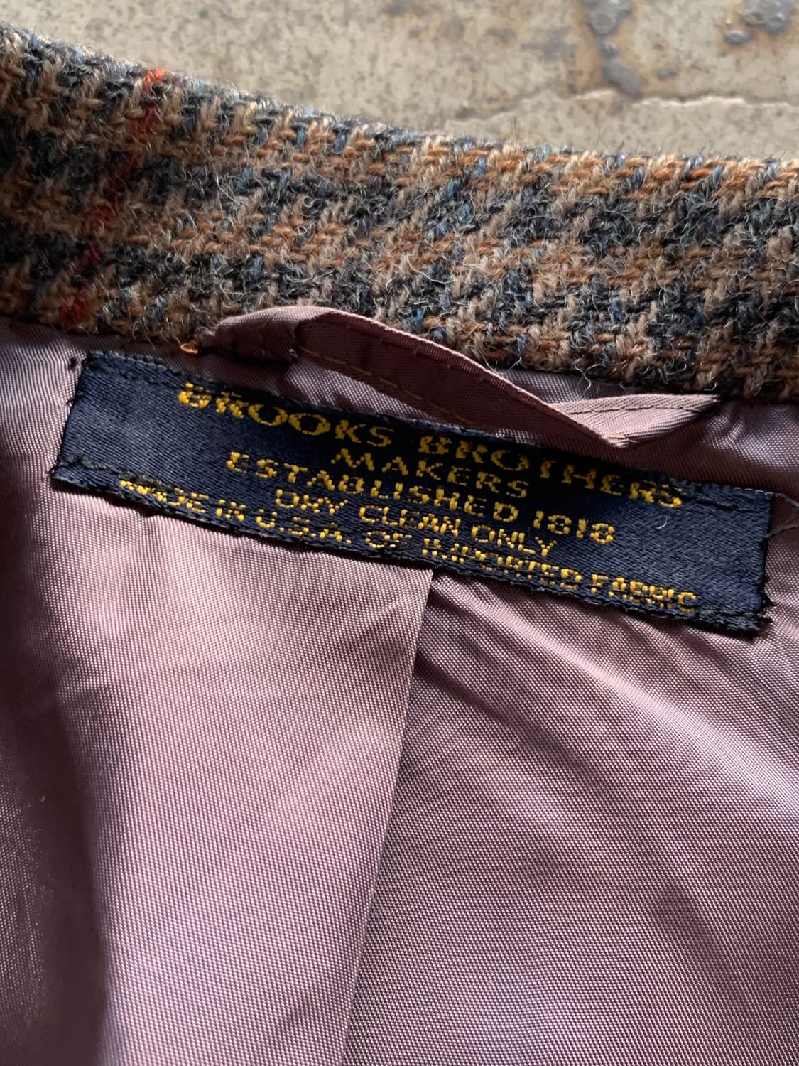 80s 브룩스 브라더스 메이커스 울 스포츠 자켓 41LG 상품이미지3