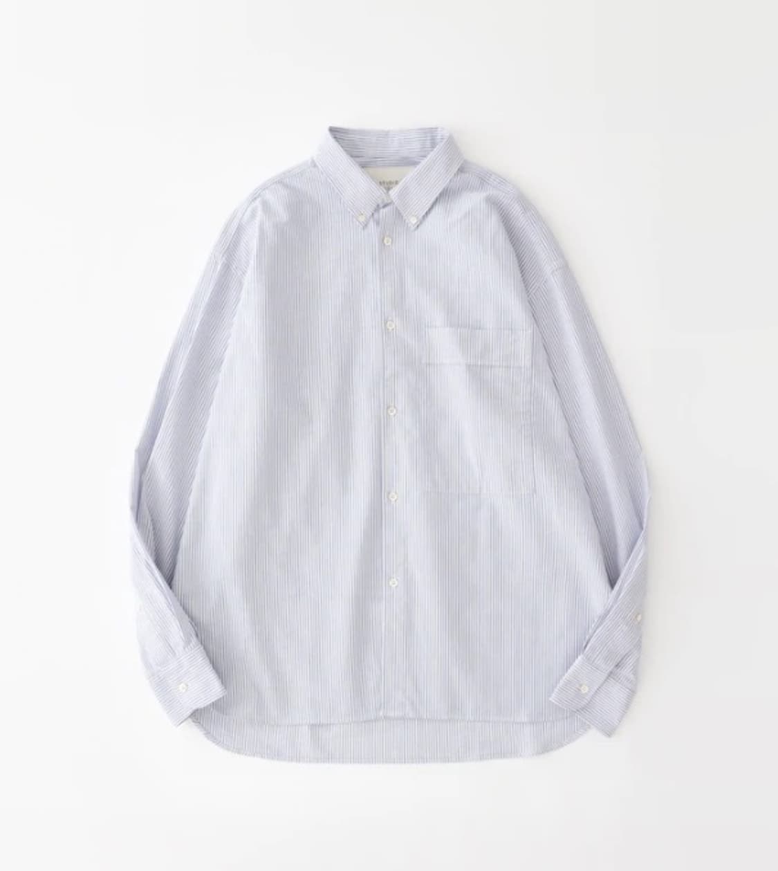 스튜디오니콜슨 셔츠 스트라이프 블루 상품이미지1