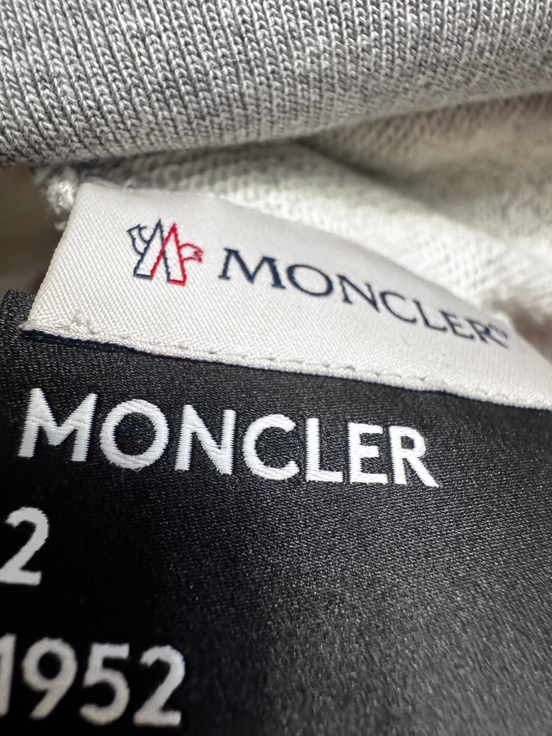 XXL) 몽클레어 맨투맨 멜란지 그레이 상품이미지4