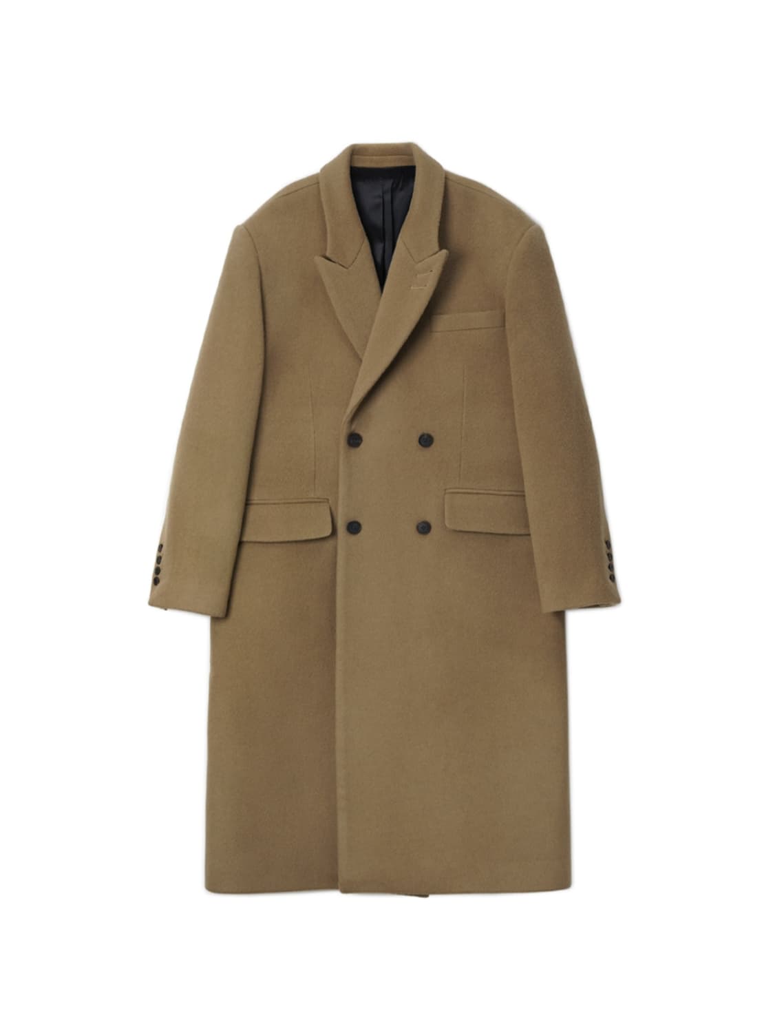 [23FW] STU 더블 코트 카멜컬러 M사이즈 | 미사용 새상품 상품이미지1