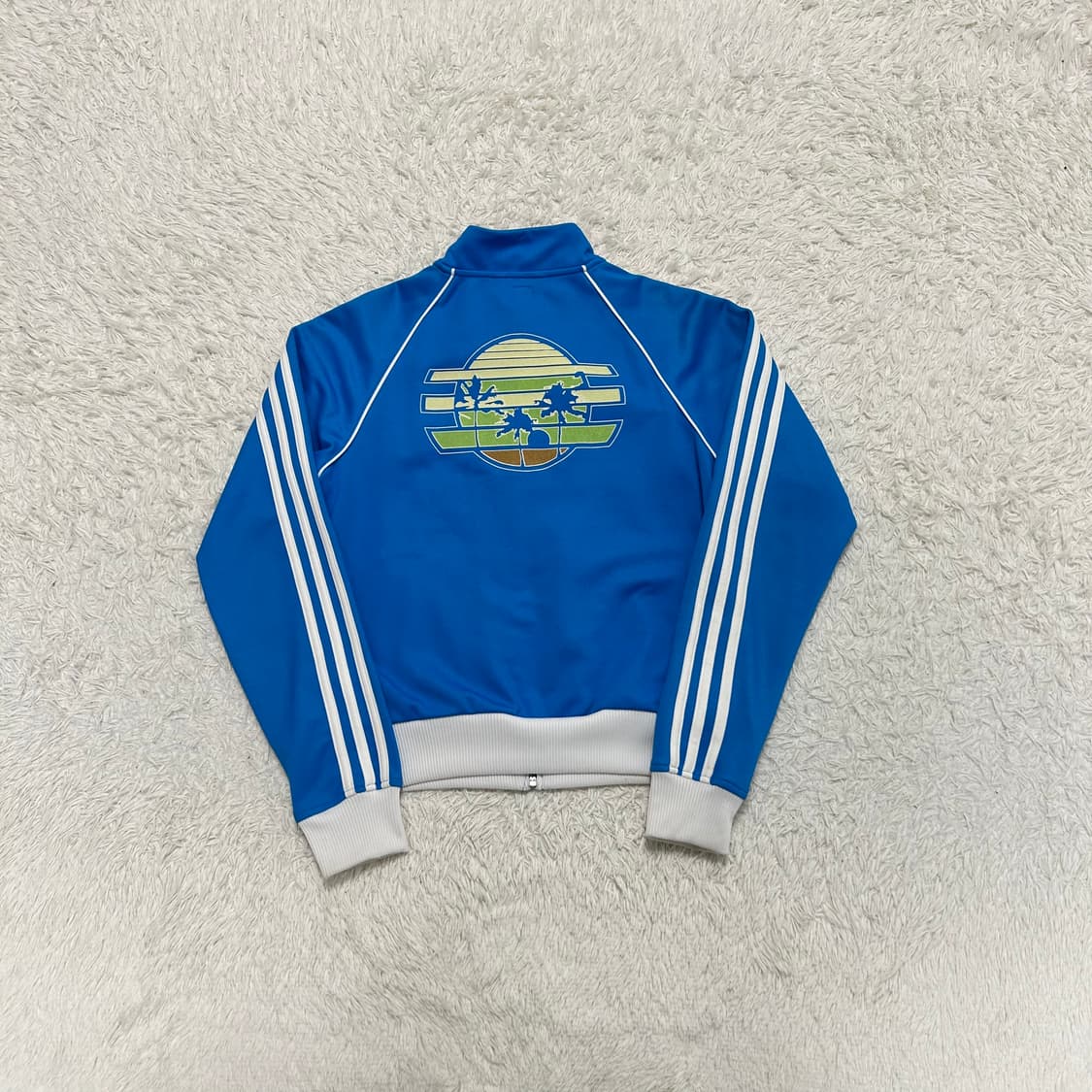 Adidas 90’s Blue Tropical Track Jersey   상품이미지5