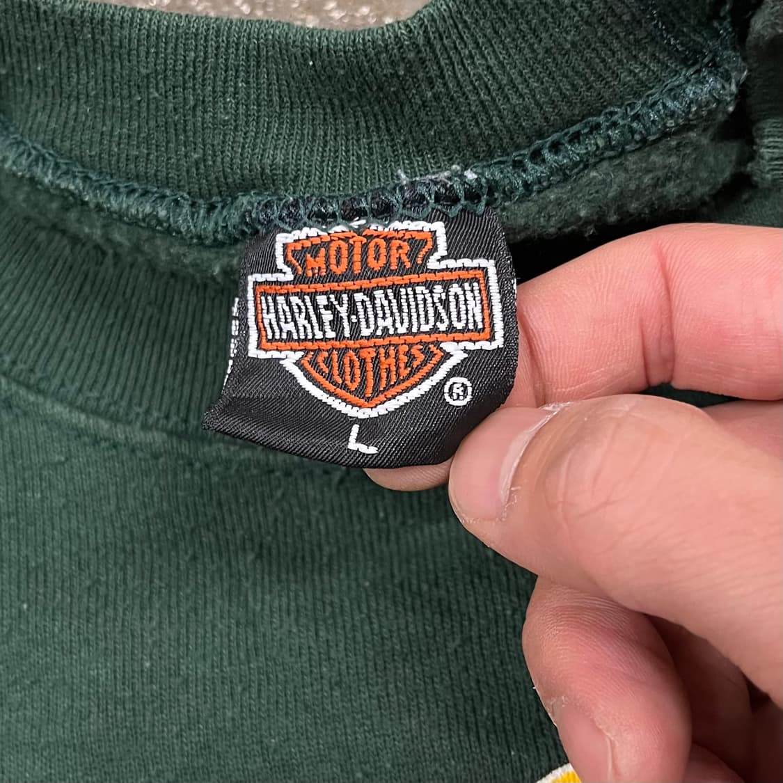 90s 할리데이비슨 프린팅 스웻셔츠 (100) 상품이미지5