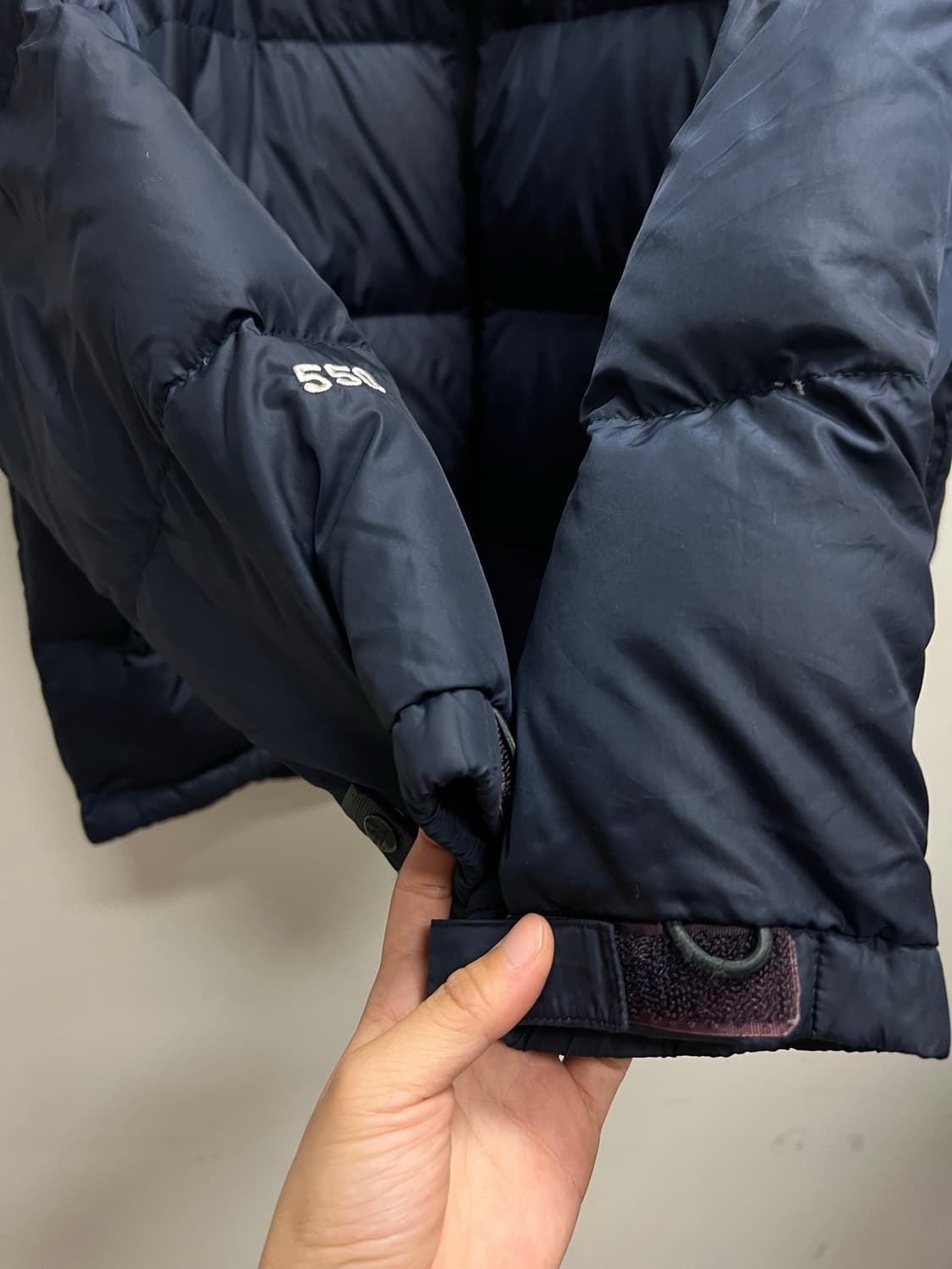 노스페이스 550필 구스다운 눕시 자켓 네이비 상품이미지4