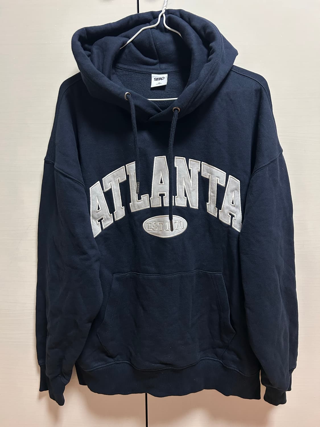 스파오 아틀란타 후드티 M 네이비 상품이미지1