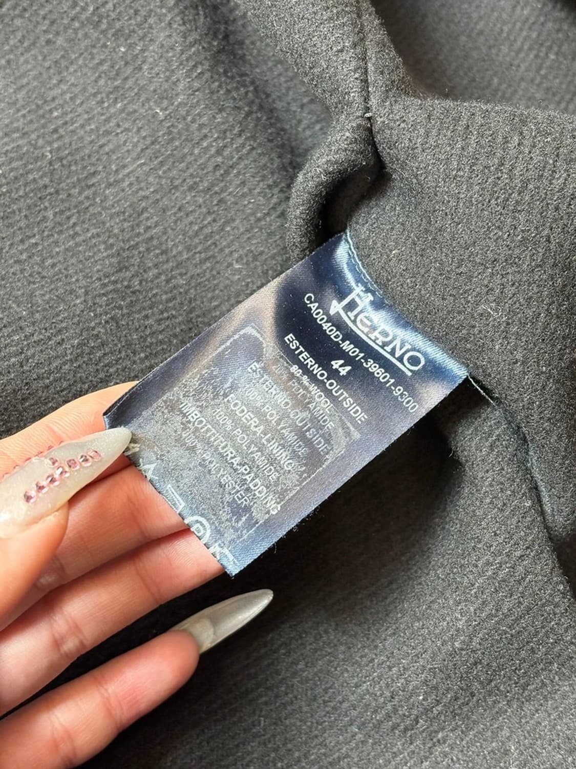 에르노 HERNO 패딩 캐시미어 블렌드 레이어드 울 롱 코트 PN6607 상품이미지10