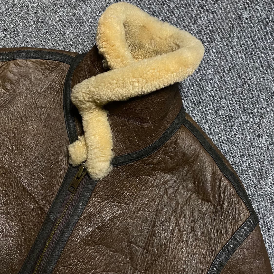 🌊Young B-3 Sheepskin mouton jacket 상품이미지7