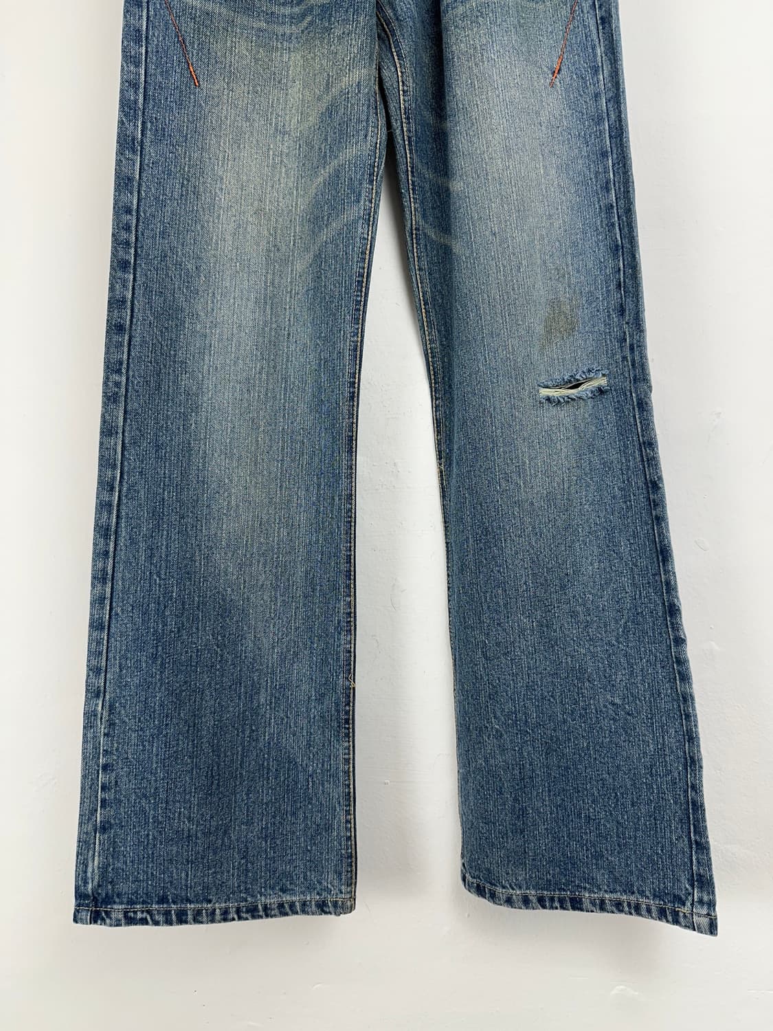 Zip Pocket Flare Denim Pants   상품이미지6