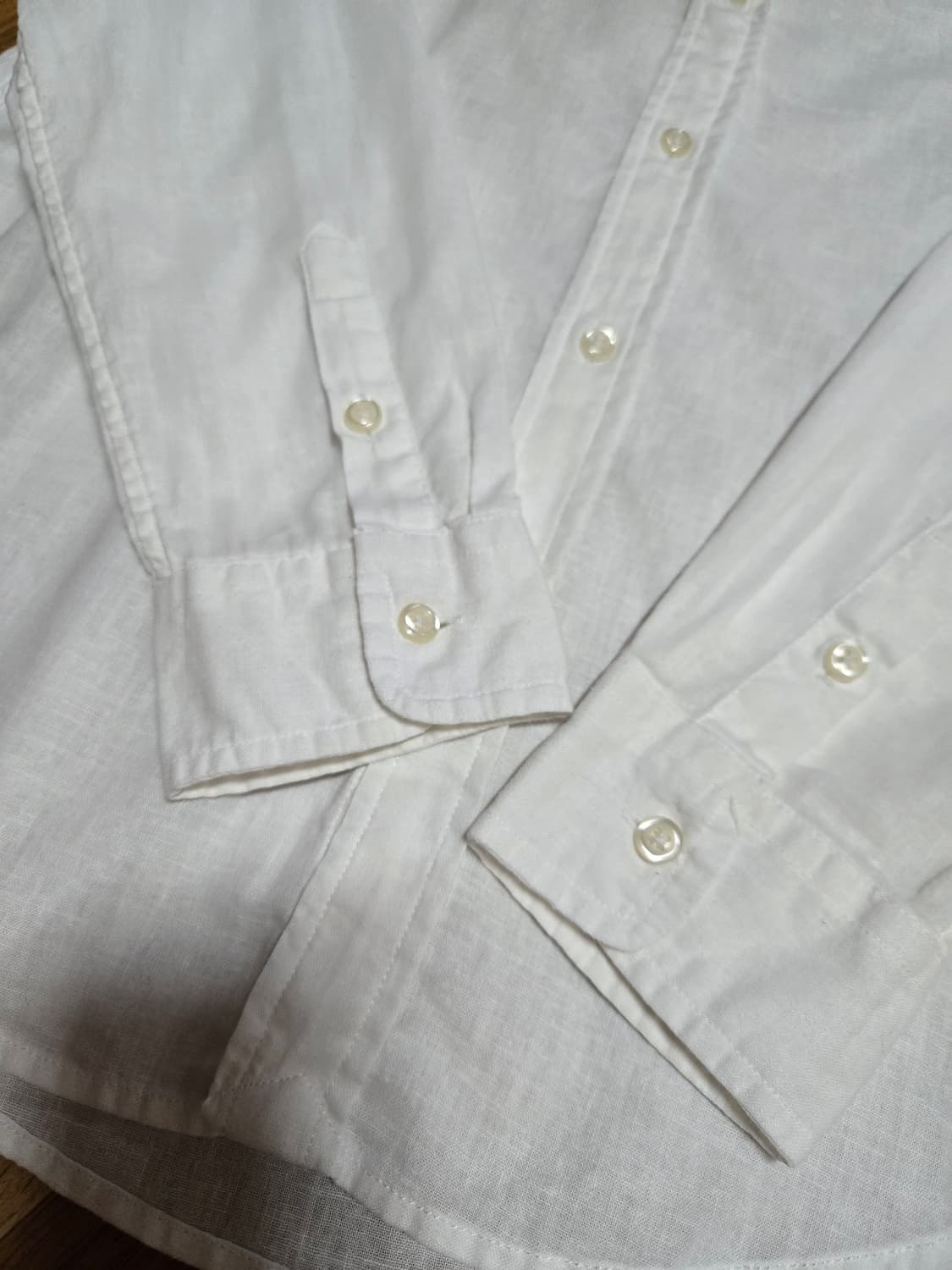 폴로 랄프로렌 여성 신형 린넨 화이트 셔츠 상품이미지5