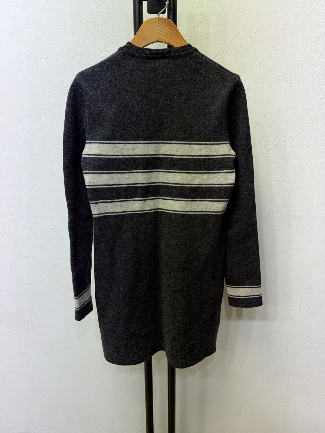 정품) 라코스테 여성 스트라이프 울 니트 34 상품이미지5