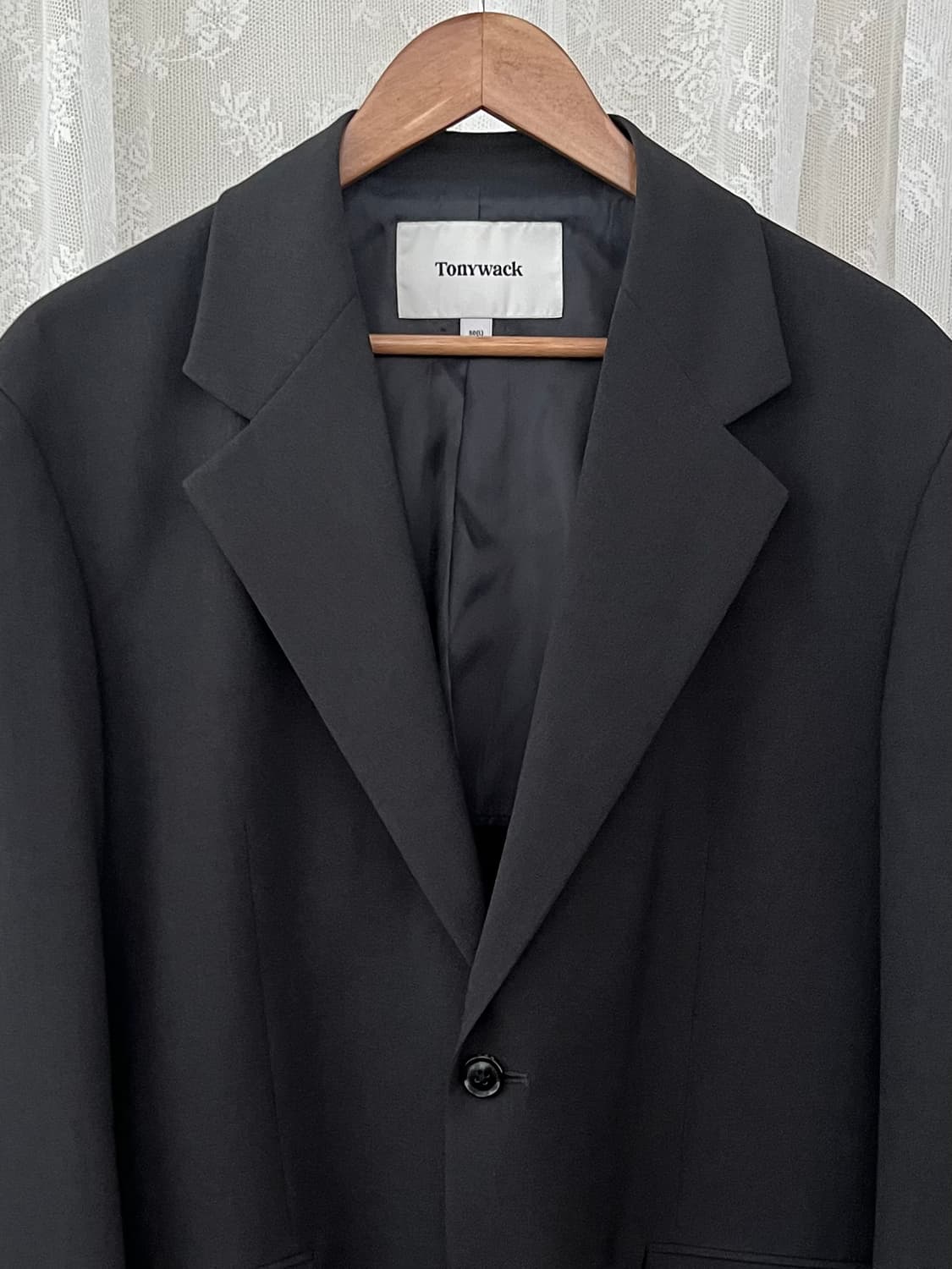 L) 토니웩 투버튼 여름 블레이저 자켓 블랙 상품이미지3