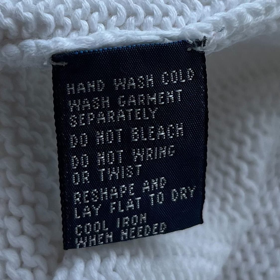 폴로 랄프로렌 기본 포니 화이트 코튼 니트 상품이미지6