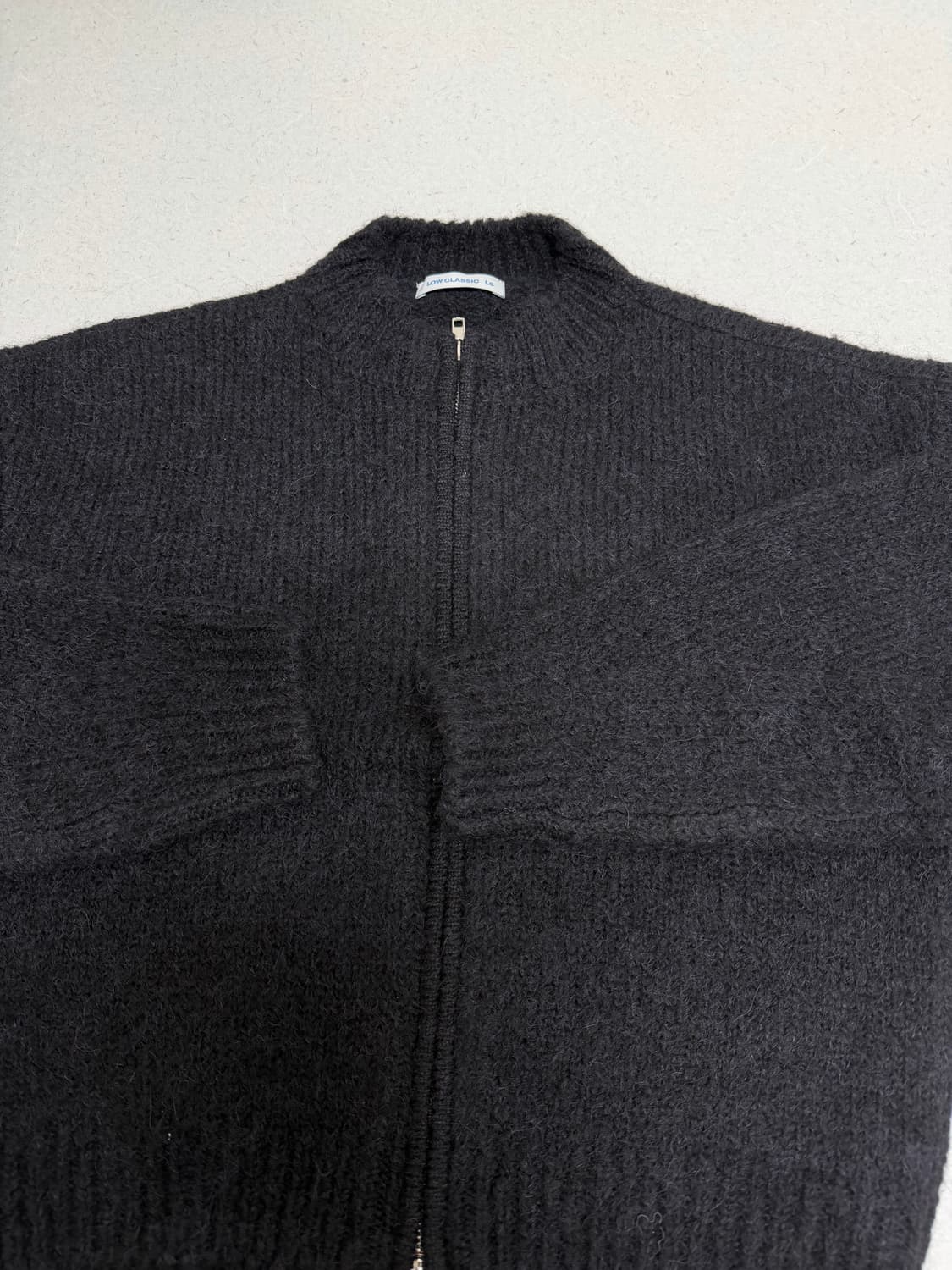 로우클래식 ALPACA ZIP-UP CARDIGAN 상품이미지5