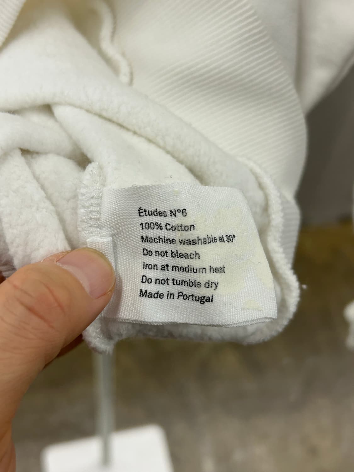 Etudes 에뛰드 흰색 별 프린팅 맨투맨 티셔츠 상품이미지5