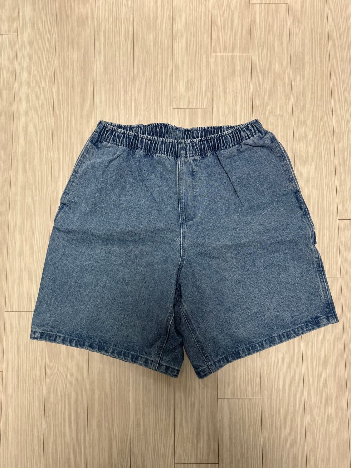 오베이 오버핏 데님쇼츠 L 상품이미지1