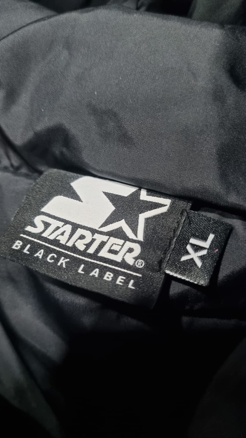 스타터 검정색 오리솜털 롱패딩 xL(105~110) 컨디션10/9 상품이미지3